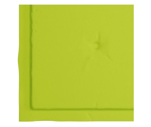 Градински столове с масичка за чай и възглавници, масивна акациева дървесина