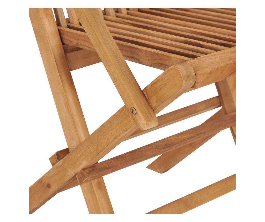 Πολυθρόνες Κήπου με Μαξιλάρια, 2 τεμ., Μαύρο, Μασίφ Ξύλο Τικ - 8