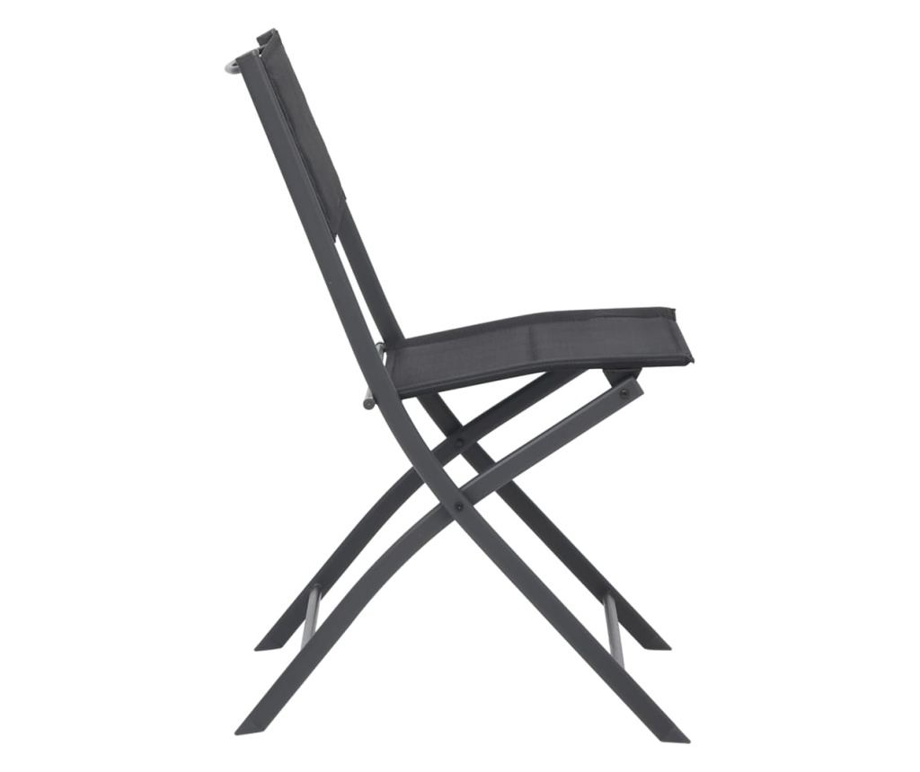 Set zunanjega pohištva, 9 kosov, jeklo - 8