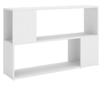 fehér forgácslap könyvszekrény 100 x 24 x 63 cm