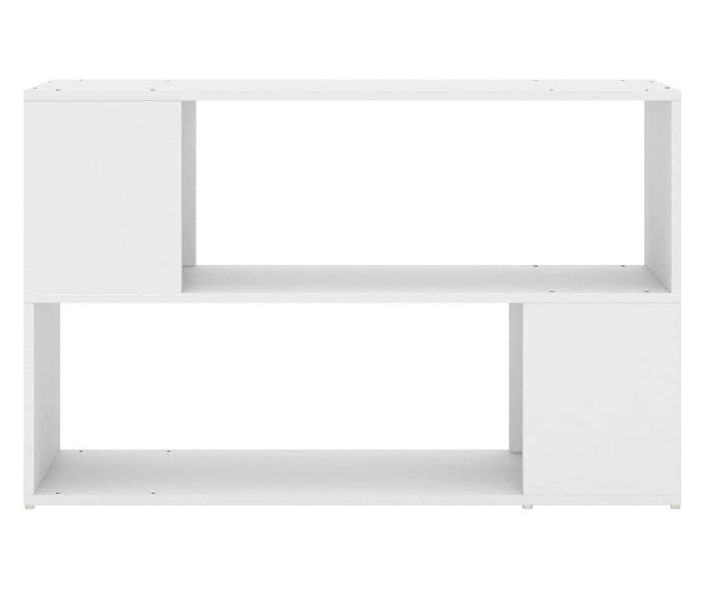 Ormarić za knjige bijeli 100 x 24 x 63 cm od iverice - 5