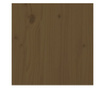 mézbarna tömör fa ágykeret 150 x 200 cm (5FT King Size)