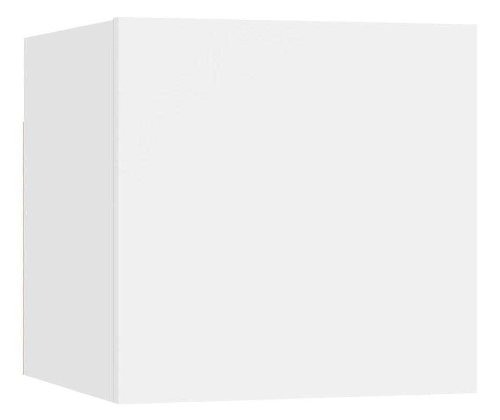 Set TV ormarića, 6 dijelova, bijela, iverica - 4