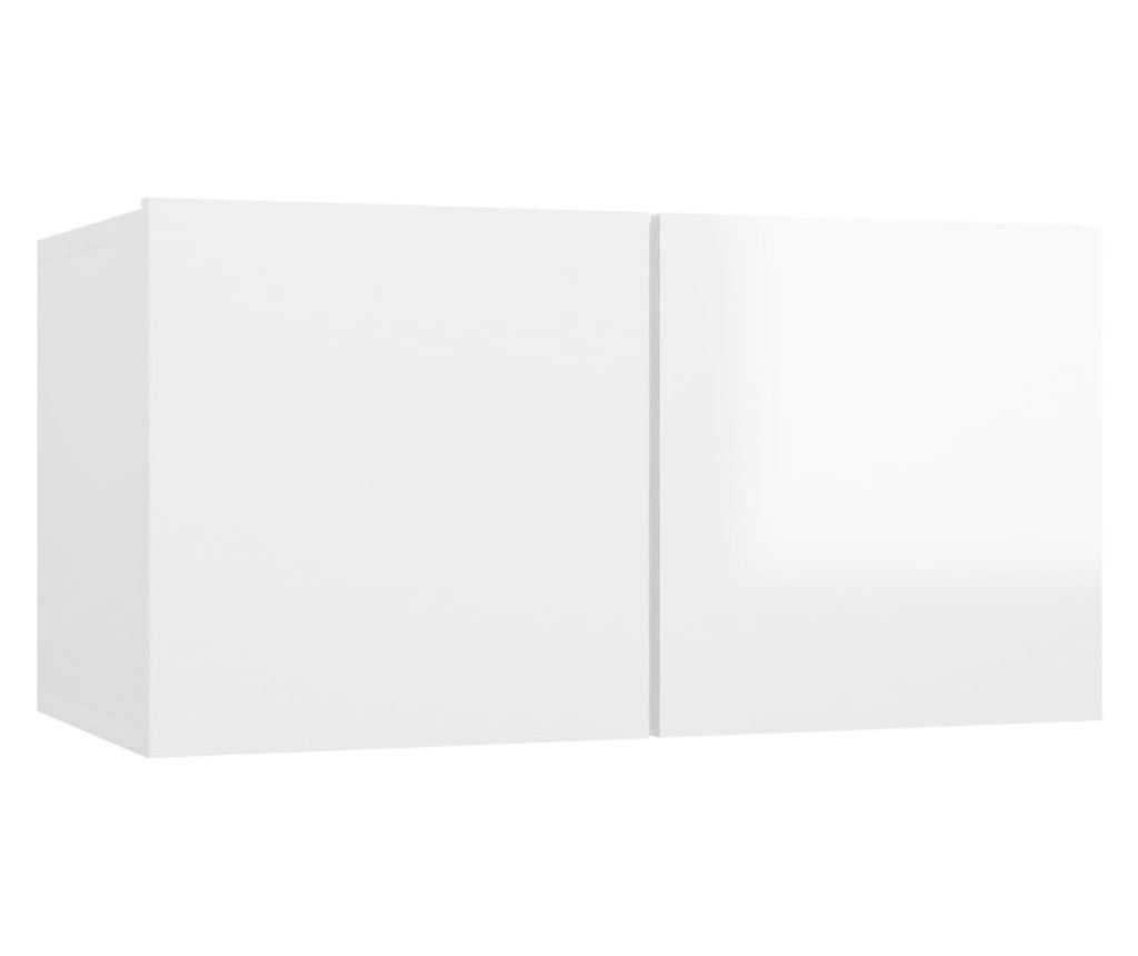 TV omarica, 6 kosov, sijajno bela, iverna plošča - 7