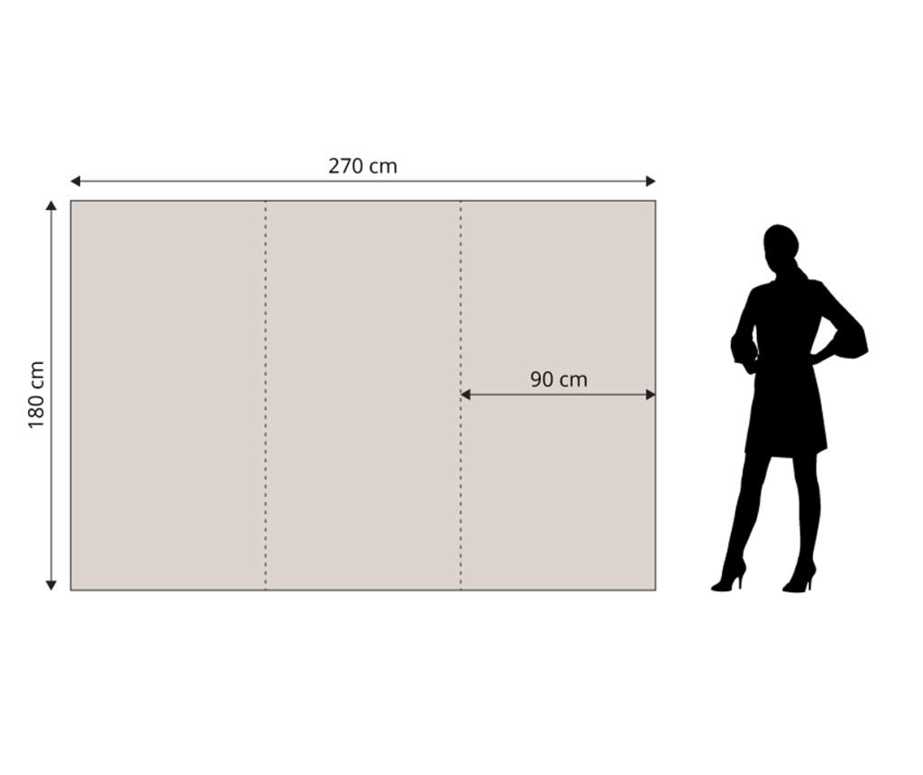 Fototapet pentru Living AVION Peisaj 3D  270x180cm - 2