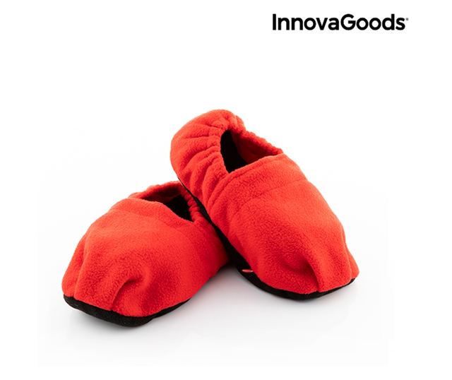Домашни Чехли, Затоплящи се в Микровълнова Печка InnovaGoods Червен