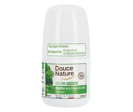 Naravni deodorant roll-on 24H, meta, 50 ml (ekološko)