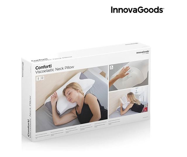 Вискоеластична Възглавница за Врат с Ергономичен Контур Conforti InnovaGoods