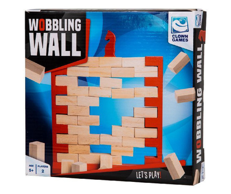 Joc interactiv din lemn - Darama Zidul, fara sa cada calutul