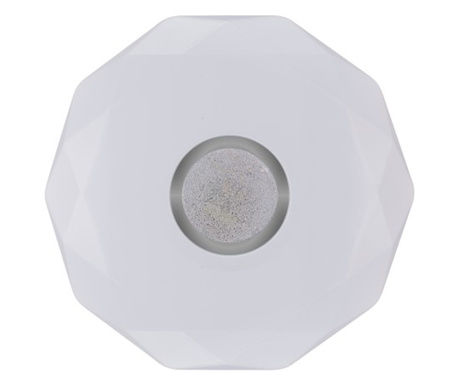 Plafoniera LED diamant cu inel decorativ, Ø400, 24W, 1680Lm, 6500k