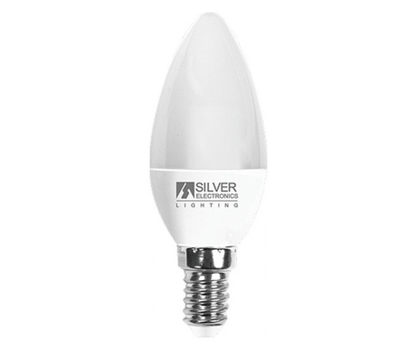 LED крушка за лампа тип свещ Silver Electronics 970714 E14 7W Топла светлина - 3000K