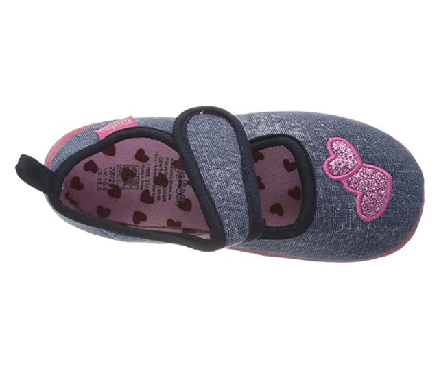 Gyermek papucs, Playshoes, Hearts, 22-23