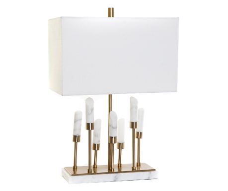 Настолна лампа DKD Home Decor Метал Мрамор Златен (41 x 25 x 63 cm)