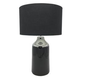 Настолна лампа DKD Home Decor Черен полиестер Сребро Каменинов (32 x 32 x 52 cm)