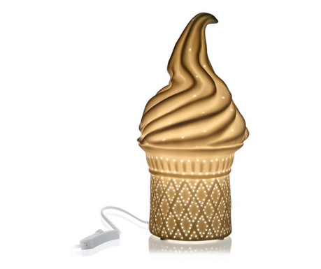 Настолна лампа Ice Cream Порцелан (13,7 x 27 x 13,7 cm)