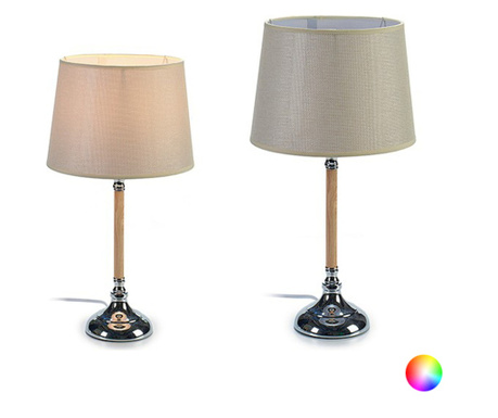 Настолна лампа Стомана Дървен (24 x 44 x 24 cm) - Сив