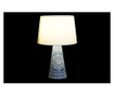 Настолна лампа DKD Home Decor Син теракота Бял 220 V 50 W (2 броя) (30 x 30 x 47 cm)