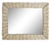 Стенно огледало DKD Home Decor плетена ракита (52.5 x 4 x 63 cm)