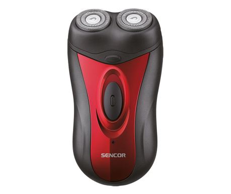 Електрическа самобръсначка Sencor SMS 2002RD, 2 W, Безкабелнa, Черен/Червен - Код G5290