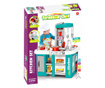 Детска кухня със светещи керамични котлони, реалистични звуци и мивка с течаща вода EmonaMall - Код W4484