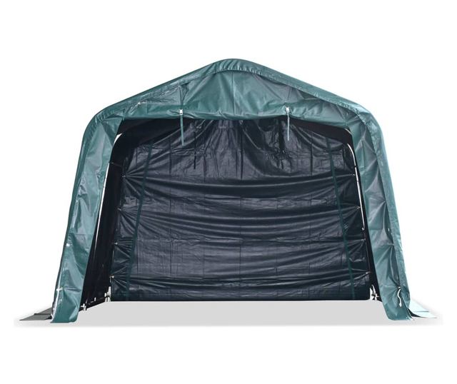 Uklonjivi šator za stoku PVC 550 g/m² 3,3 x 3,2 m tamnozeleni