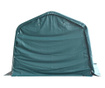 Uklonjivi šator za stoku PVC 550 g/m² 3,3 x 6,4 m tamnozeleni