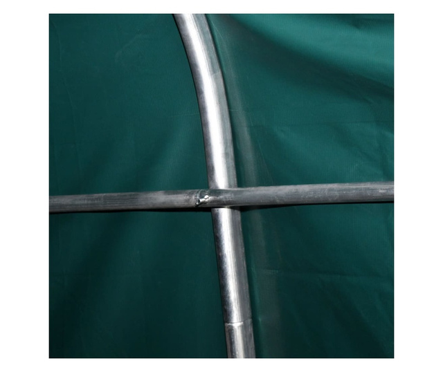 Uklonjivi šator za stoku PVC 550 g/m² 3,3 x 8 m tamnozeleni