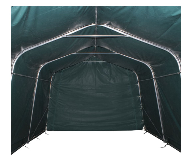 Namiot dla bydła, PVC 550 g/m², 3,3 x 4,8 m, ciemnozielony