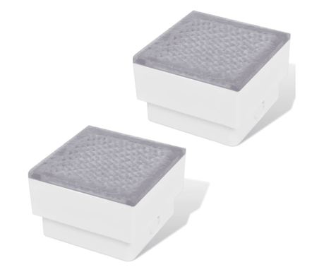 2 x LED Talna Vgradna Svetilka 100 x 100 x 68 mm