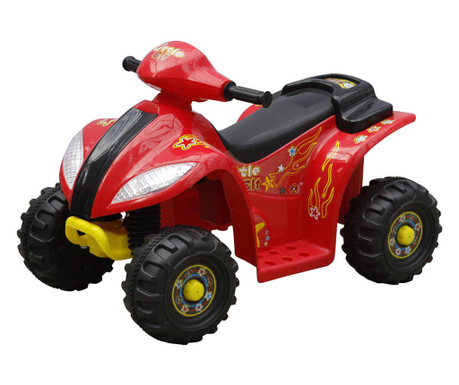 ATV electric copii rosu si negru