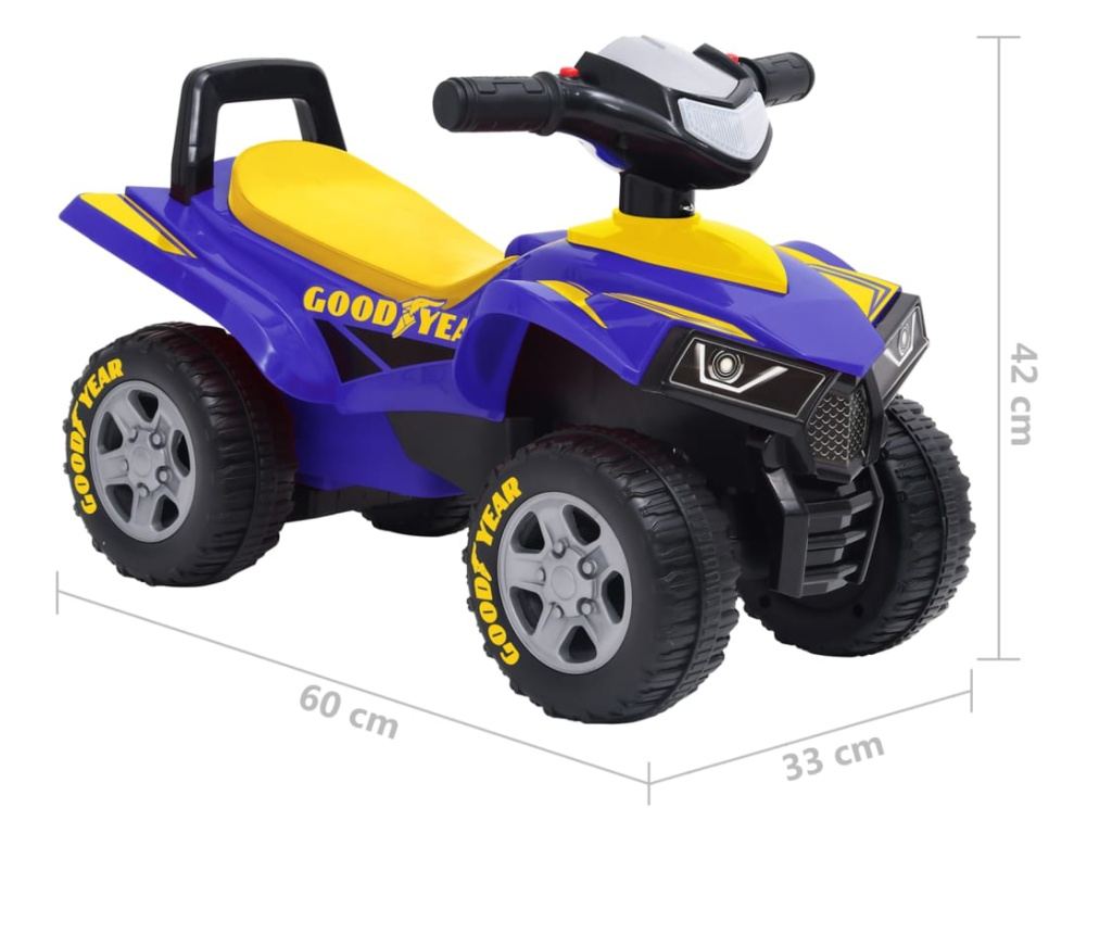 Dječji quad Good Year plavi - 13