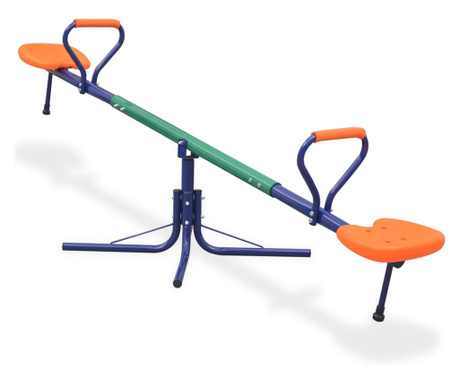 Люлка везна въртяща се на 360-градуса, оранжеви седалки