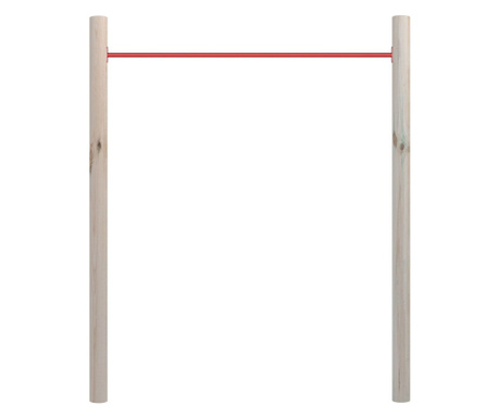 Bara de gimnastica de gradina, 140x170 cm, lemn pin tratat&ampotel