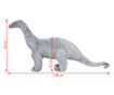 álló, szürke plüss brachiosaurus XXL