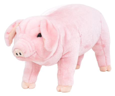 Pluszowa świnka, stojąca, różowa, XXL
