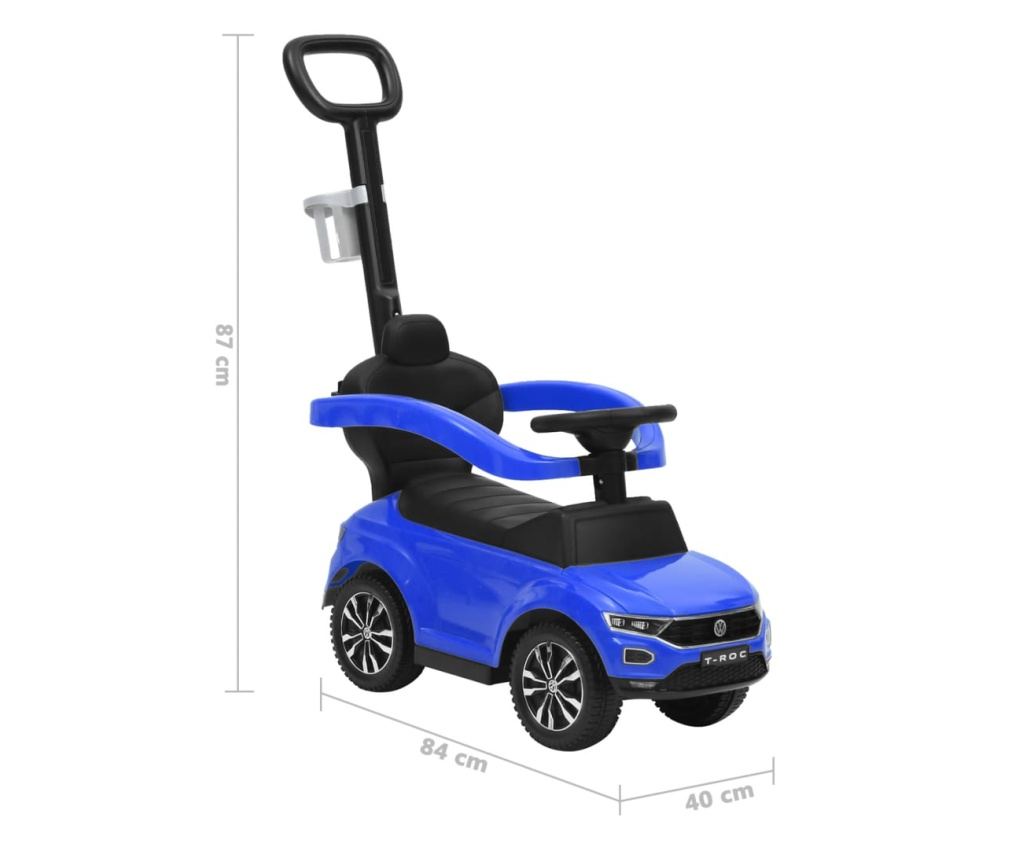Dječji automobil Volkswagen T-Roc plavi - 19