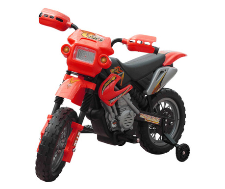 Motocicleta copii 2 km/h cu acumulator Rosu