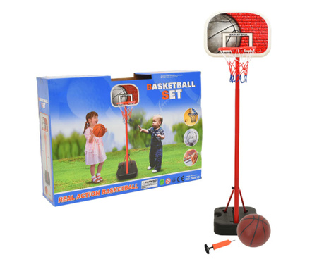 hordozható állítható kosárlabdajáték-szett 138,5-166 cm