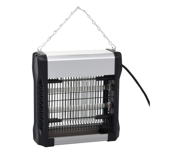 Lapač hmyzu černý hliník ABS 12 W
