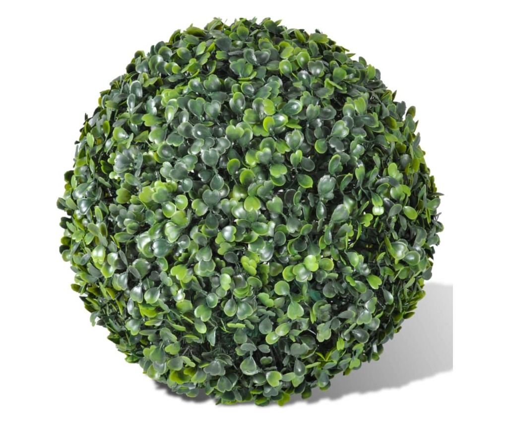 Umjetni ukrasni grmovi kugla na stabljici, 2 kom., 35 cm - 2