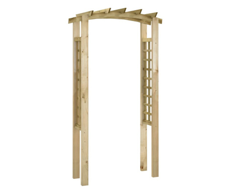 Решетъчна арка, 110x60x220 см, импрегниран бор масив