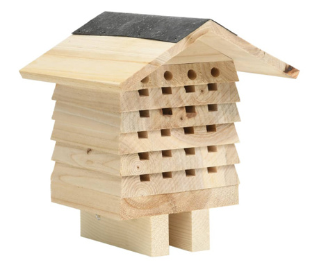 Casa de albine, 22x20x20 cm, lemn masiv de brad