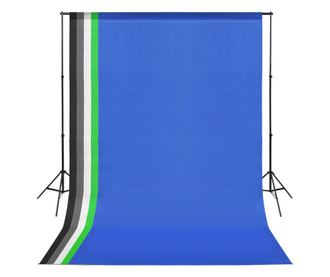 Oprema za Foto Studio s 5 Raznobojnih Pozadina i Podesivi Okvir