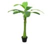 Umjetna banana s potom, zelena, 140 cm thumbnail 2