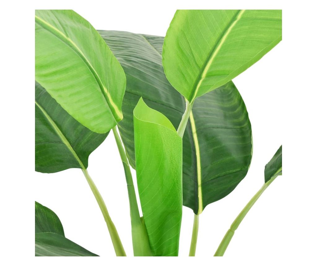 Umjetna banana s potom, zelena, 140 cm - 3