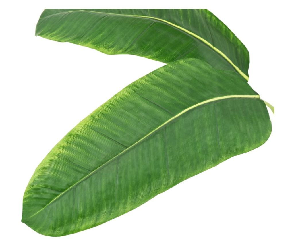 Umjetna banana s potom, zelena, 140 cm - 4