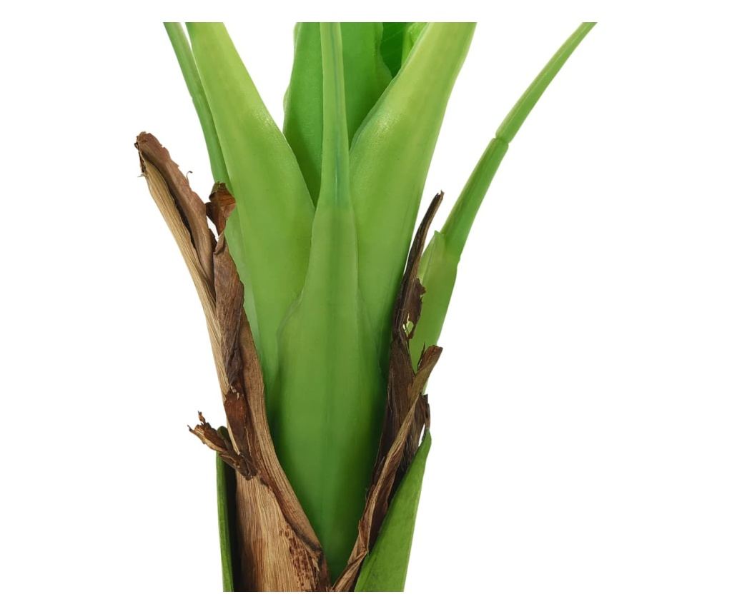 Umjetna banana s potom, zelena, 140 cm - 5