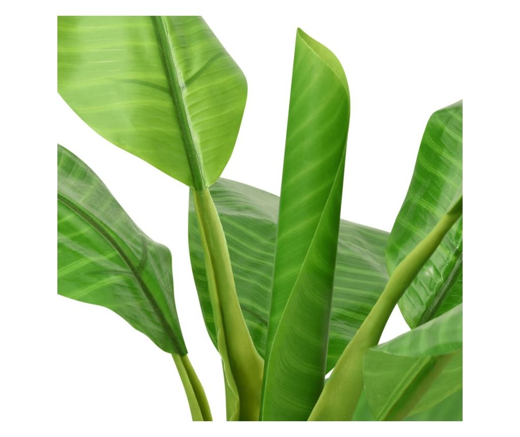 Umjetna banana s potom, zelena, 160 cm - 2