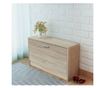 Banca de stocare pantofi, 80x24x45 cm, culoarea stejarului