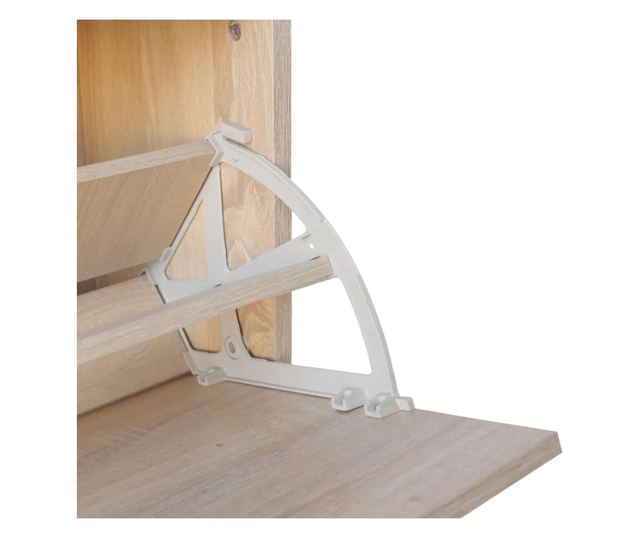 Banca de stocare pantofi, 80x24x45 cm, culoarea stejarului